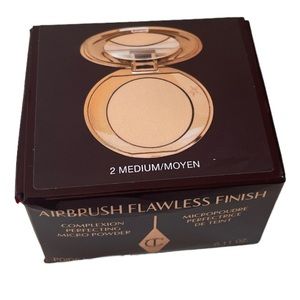 New Charlotte Tilbury Mini Airbrush Flawless Finish Micro Powder in Medium